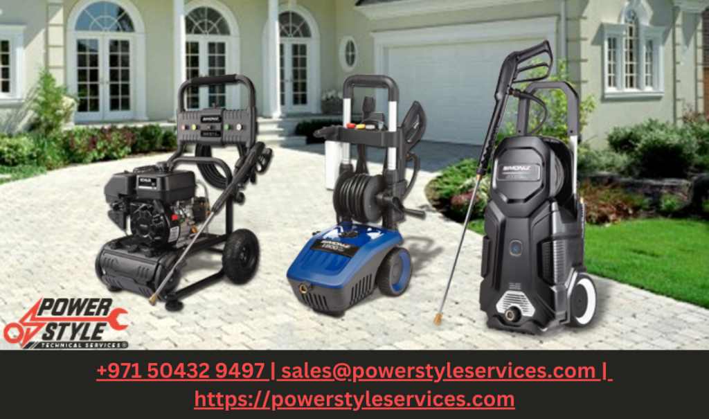 How to use a pressure washer with care