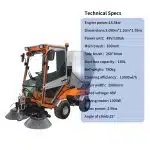 Multifunctional Ride-On Sweeper PS2190 - Image 3